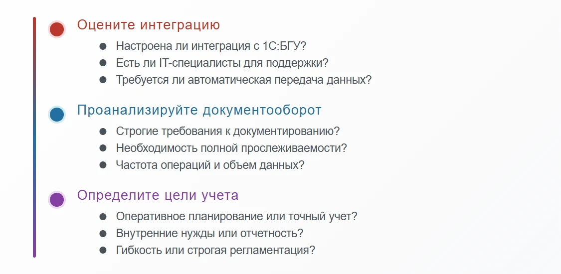 Как выбрать подходящий режим учета: